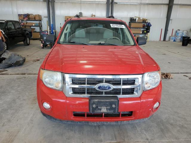 1FMCU03G19KB13253 - 2009 FORD ESCAPE XLT RED photo 5