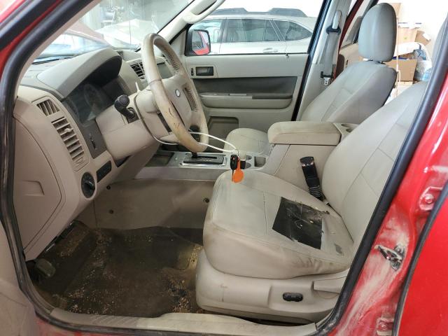 1FMCU03G19KB13253 - 2009 FORD ESCAPE XLT RED photo 7