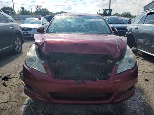 4S3BMCC65B3233212 - 2011 SUBARU LEGACY 2.5I PREMIUM RED photo 5