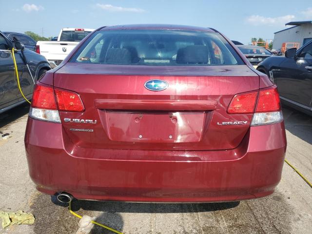 4S3BMCC65B3233212 - 2011 SUBARU LEGACY 2.5I PREMIUM RED photo 6