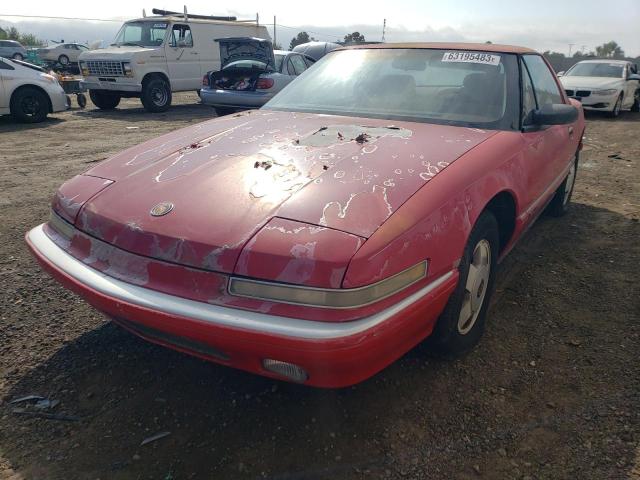 1G4EC11CXKB904663 - 1989 BUICK REATTA RED photo 1