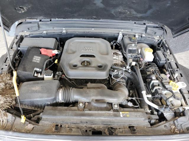 1C4HJXDN1JW224102 - 2018 JEEP WRANGLER U SPORT Grafitowy zdjęcie 11