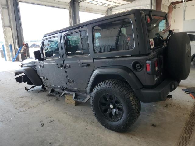 1C4HJXDN1JW224102 - 2018 JEEP WRANGLER U SPORT Grafitowy zdjęcie 2