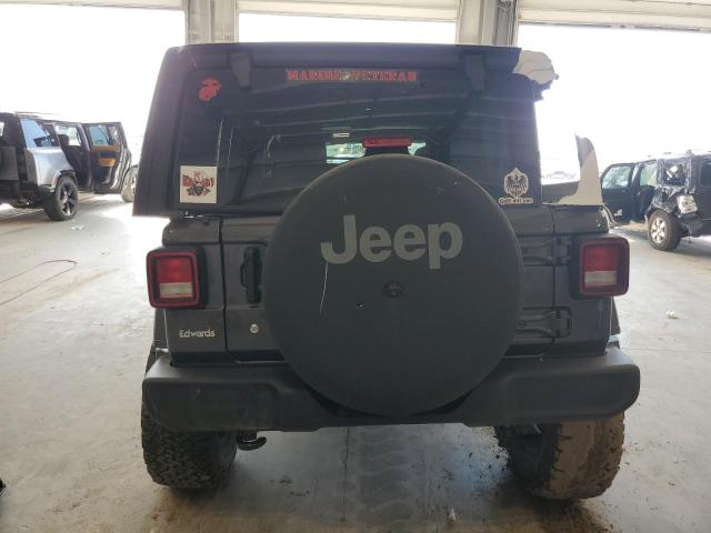 1C4HJXDN1JW224102 - 2018 JEEP WRANGLER U SPORT Grafitowy zdjęcie 6