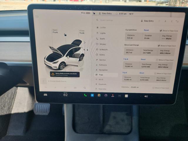 7SAYGDEEXPA105313 - 2023 TESLA MODEL Y WHITE photo 9