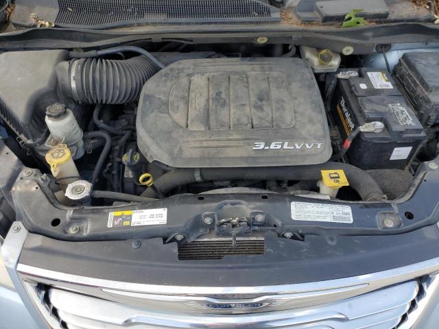 2C4RC1CG6DR647219 - 2013 CHRYSLER TOWN & COU TOURING L BLUE photo 12