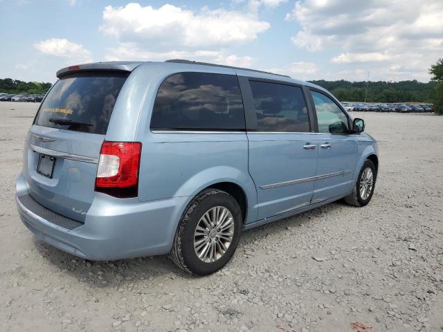 2C4RC1CG6DR647219 - 2013 CHRYSLER TOWN & COU TOURING L BLUE photo 3