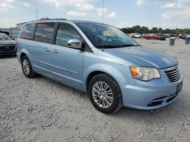 2C4RC1CG6DR647219 - 2013 CHRYSLER TOWN & COU TOURING L BLUE photo 4