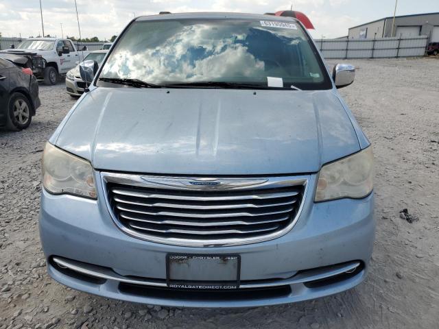 2C4RC1CG6DR647219 - 2013 CHRYSLER TOWN & COU TOURING L BLUE photo 5