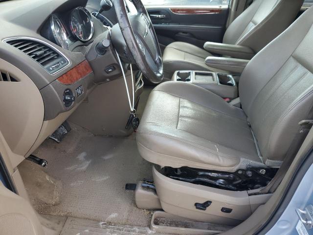 2C4RC1CG6DR647219 - 2013 CHRYSLER TOWN & COU TOURING L BLUE photo 7