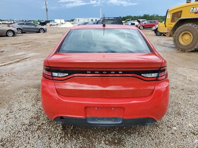 1C3CDFAAXGD625007 - 2016 DODGE DART SE RED photo 6