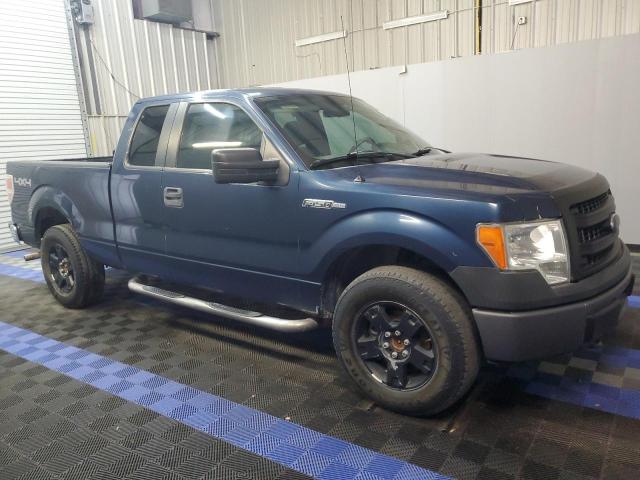 1FTEX1EM0EKF77464 - 2014 FORD F150 SUPER CAB BLUE photo 4