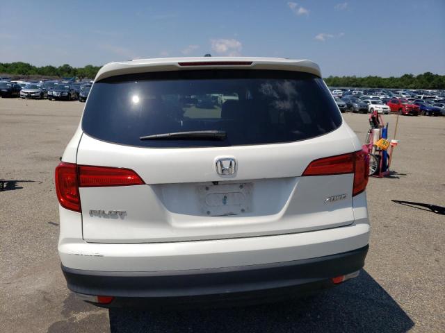 5FNYF6H50HB009881 - 2017 HONDA PILOT EXL WHITE photo 6