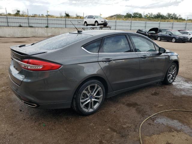 3FA6P0T97HR269257 - 2017 FORD FUSION SE CHARCOAL photo 3