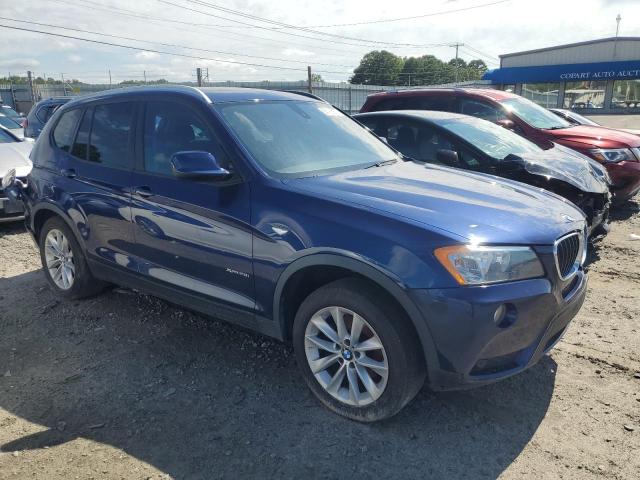 5UXWX9C52D0A08030 - 2013 BMW X3 XDRIVE28I BLUE photo 4