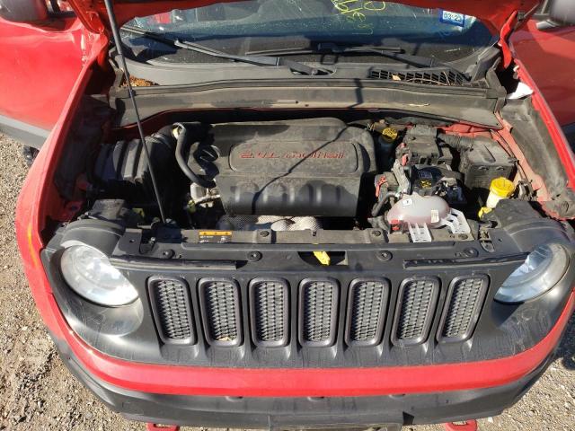 ZACCJBCT6GPC59611 - 2016 JEEP RENEGADE TRAILHAWK RED photo 7