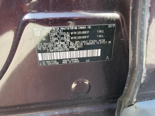 2T3WFREV5HW354105 - 2017 TOYOTA RAV4 XLE BROWN photo 14