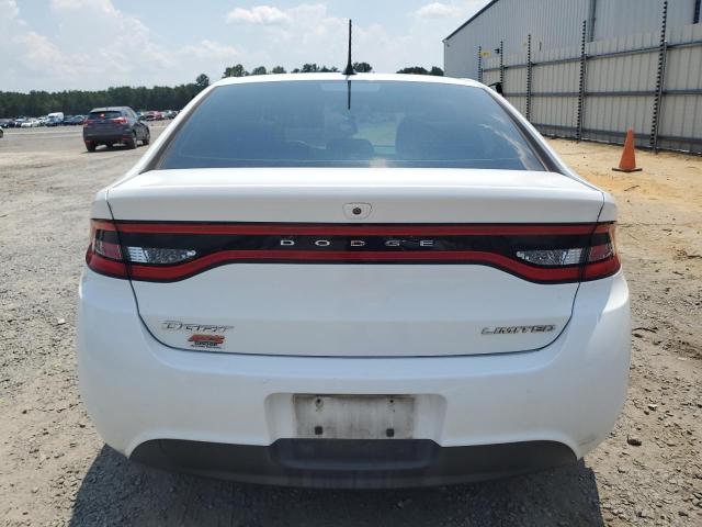 1C3CDFCA6DD153591 - 2013 DODGE DART LIMITED WHITE photo 6