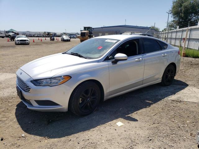 3FA6P0LU7JR286859 - 2018 FORD FUSION SE HYBRID SILVER photo 1