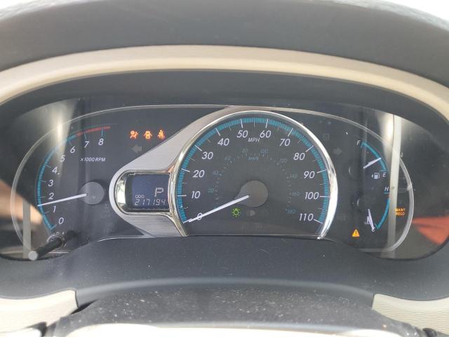 5TDYK3DC9BS012876 - 2011 TOYOTA SIENNA XLE 白色 照片 9