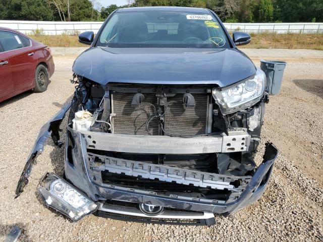 5TDZZRFH4KS358281 - 2019 TOYOTA HIGHLANDER LE BLUE photo 9