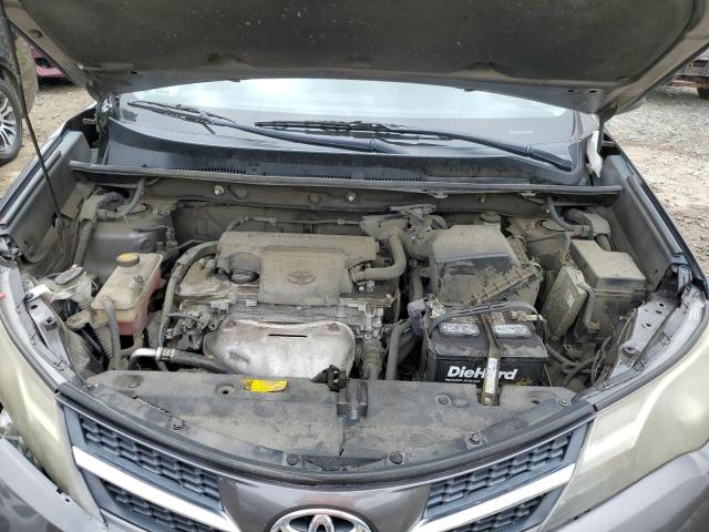 2T3BFREV0DW090140 - 2013 TOYOTA RAV4 LE GRAY photo 12