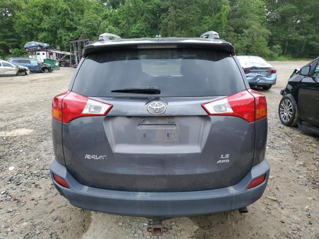 2T3BFREV0DW090140 - 2013 TOYOTA RAV4 LE GRAY photo 6