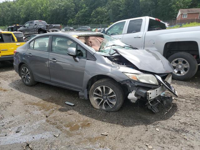 2HGFB2F96DH556418 - 2013 HONDA CIVIC EXL GRAY photo 4