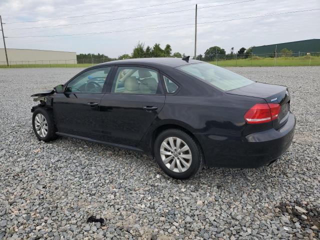 1VWAS7A35FC044922 - 2015 VOLKSWAGEN PASSAT S BLACK photo 2