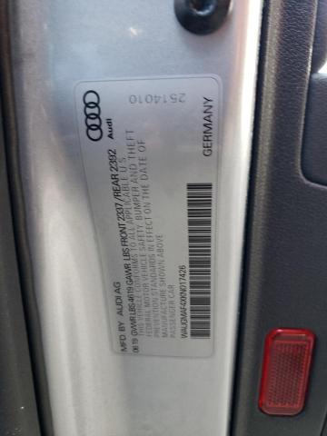 WAUGMAF4XKN017426 - 2019 AUDI A4 PREMIUM SILVER photo 12