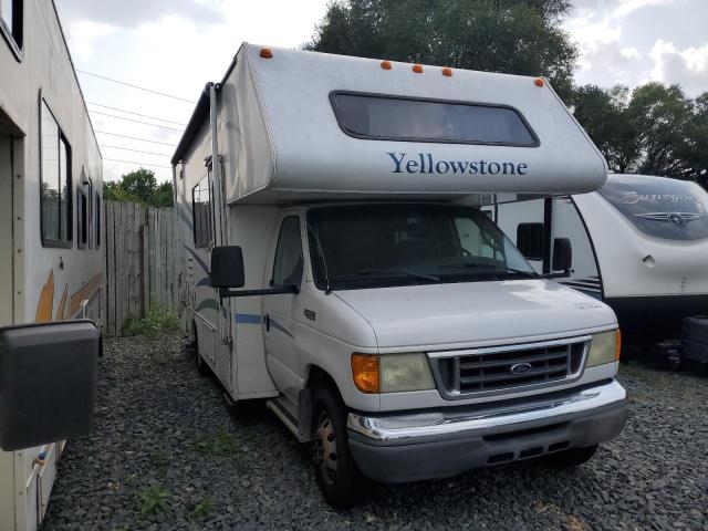 1FDXE45S34HA57734 - 2004 GULF STREAM YELLOWSTON E450 SUPER DUTY CUTAWAY VAN WHITE photo 1