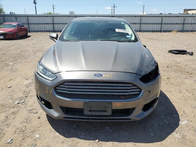 3FA6P0LU3ER163405 - 2014 FORD FUSION SE HYBRID GRAY photo 5