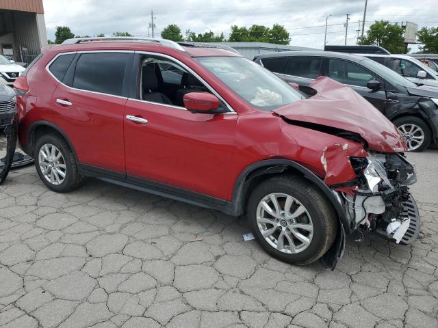 JN8AT2MV8HW011578 - 2017 NISSAN ROGUE S RED photo 4