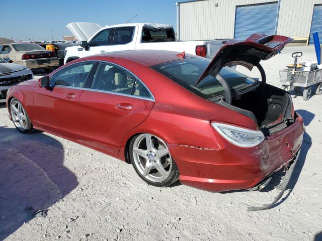 WDDLJ7DB9EA117727 - 2014 MERCEDES-BENZ CLS 550 RED photo 2