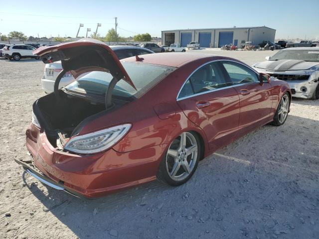 WDDLJ7DB9EA117727 - 2014 MERCEDES-BENZ CLS 550 RED photo 3