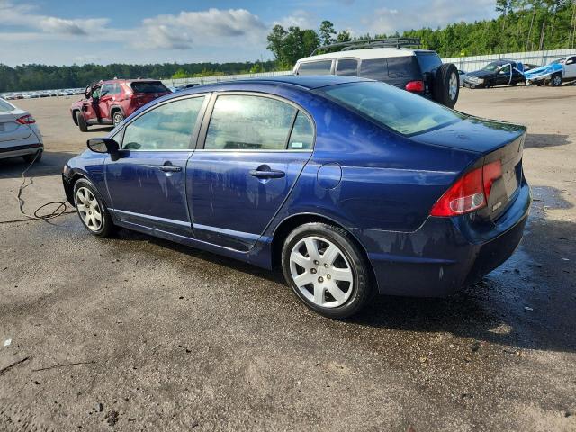 1HGFA16516L119765 - 2006 HONDA CIVIC LX BLUE photo 2