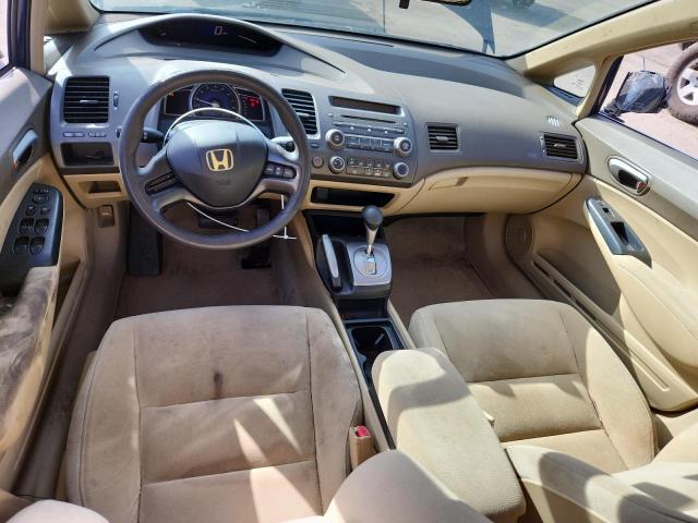 1HGFA16516L119765 - 2006 HONDA CIVIC LX BLUE photo 8