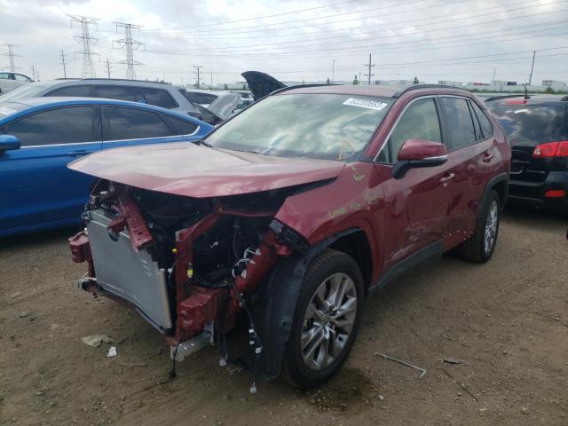 JTMA1RFVXPD098997 - 2023 TOYOTA RAV4 XLE PREMIUM RED photo 1