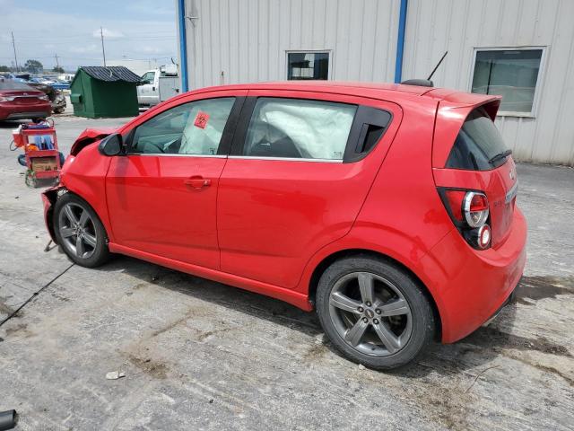 1G1JG6SB9G4119498 - 2016 CHEVROLET SONIC RS RED photo 2