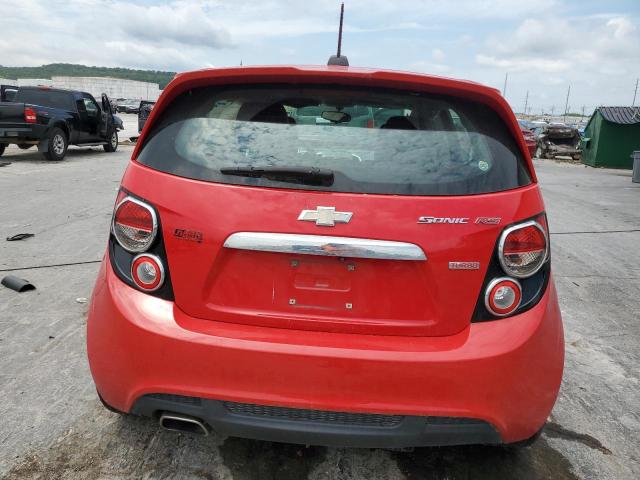 1G1JG6SB9G4119498 - 2016 CHEVROLET SONIC RS RED photo 6