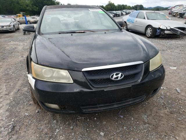 5NPEU46FX6H045746 - 2006 HYUNDAI SONATA GLS BLACK photo 5