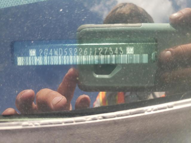 2G4WD582261127343 - 2006 BUICK LACROSSE CXL BLUE photo 12