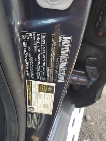 4JGDA5HBXDA159489 - 2013 MERCEDES-BENZ ML 350 4MATIC BLUE photo 13