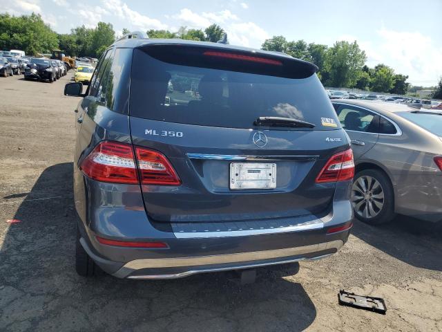 4JGDA5HBXDA159489 - 2013 MERCEDES-BENZ ML 350 4MATIC BLUE photo 6