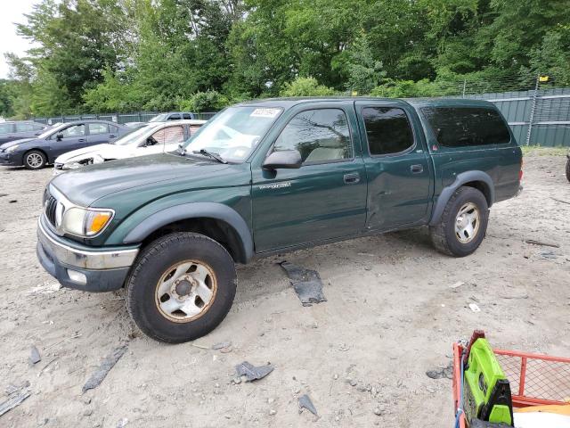 5TEHN72N23Z168930 - 2003 TOYOTA TACOMA DOUBLE CAB GREEN photo 1