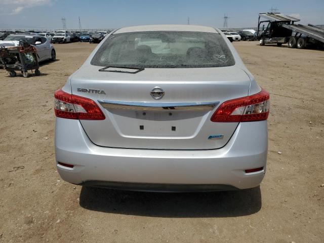 3N1AB7AP3EL687636 - 2014 NISSAN SENTRA S SILVER photo 6