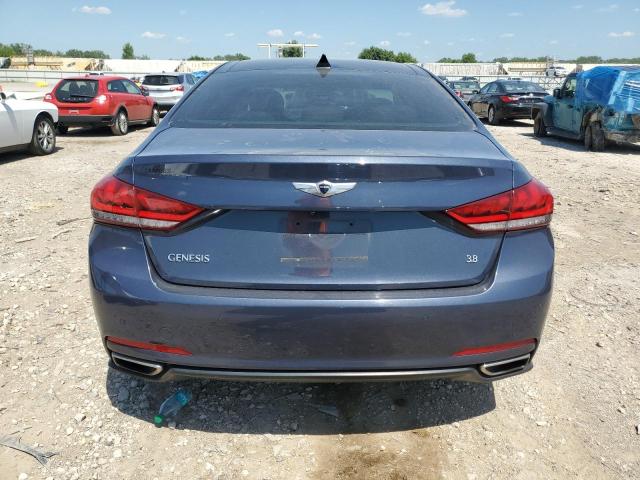 KMHGN4JEXFU089784 - 2015 HYUNDAI GENESIS 3.8L Көк фото 6