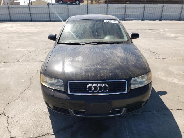 WAUJC68E03A233385 - 2003 AUDI A4 1.8T BLACK photo 5