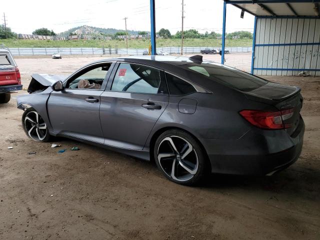 1HGCV1F39JA008424 - 2018 HONDA ACCORD SPORT GRAY photo 2