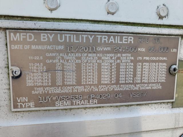 1UYVS2539CP402904 - 2012 UTILITY TRAILER WHITE photo 10